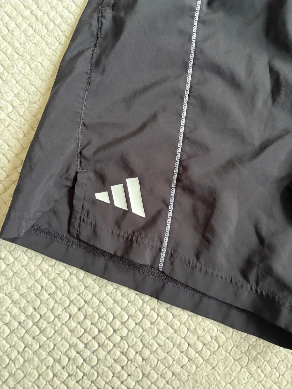 UMass Soccer Adidas Black Men's Athletic Shorts Size Medium